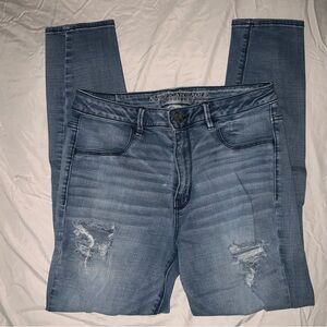 High-waisted super stretch AE jeggings